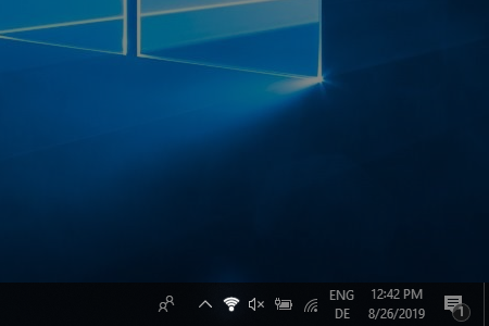 PhotoSync icon in the Windows task bar