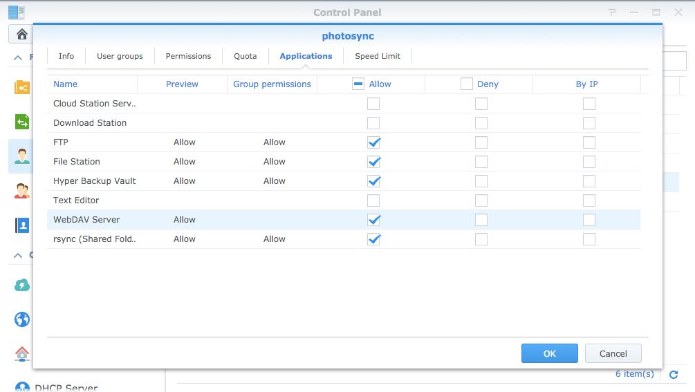 photosync webdav synology